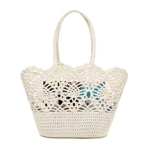Bolso de Playa Grande Tejido para Mujer miniatura 1