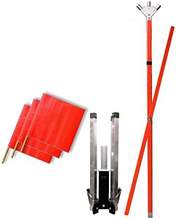 ESF-48 Enclosed Spring Stand with Mast, Ribs and 3-Flags