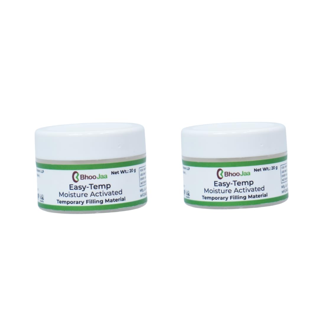 BhooJaa Easy Temp | Moisture activated Temporary Filling Material | Fast setting & Smooth | Biocompatible & Long lasting | 20g Pack of 2-image-47
