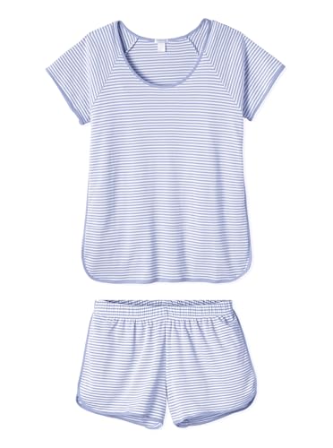 Hilinker Womens Sexy Pajama Set Ruched Lace Trim Cami and Shorts Summer Cute Pjs 2 Piece