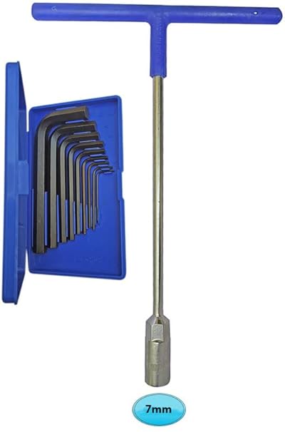 Dumdaar 7mm Hex T Spanner/Socket with Box allen key set Hand Tool Kit