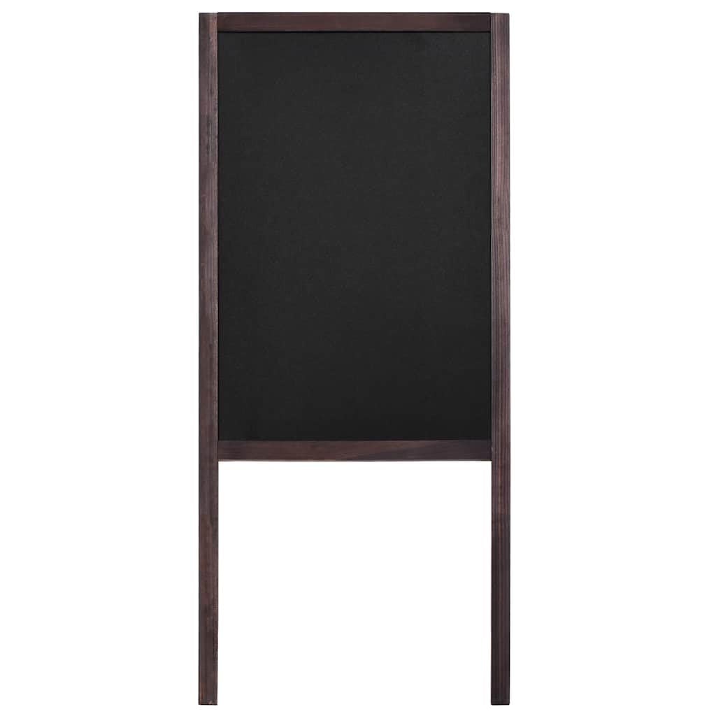 Tablica stoper dla klientów, dwustronny, z drewna cedrowego, wolnostojący, 40 x 60 cm, z drewnianą ramą, zmywalna, magnetyczna, do restauracji, kawiarni, biura, kuchni, stołu, gastronomii