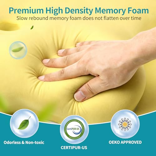 image for Besyodo Cervical Neck Pillow for Pain Relief - Ergonomic Side Sleeper 