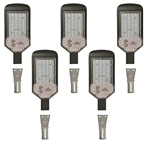 Vivid 50w LED Street Light (Lens Model) with 2 Years Warranty, for Outdoor Use (Pack of 5)