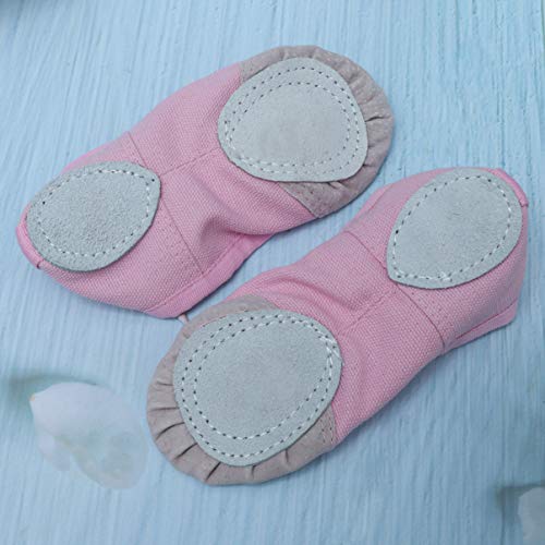 Sapatos de dança de balé rosa Healifty sapatilhas de balé Pilates sapatos para ioga dança ginástica