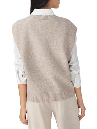 CIDER Women's Knit Sweater Vest Loose Fit Sleeveless Round Neck Oversized Pullover Sweater4