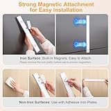 Gritin Under Cabinet Kitchen Lights Rechargeable-3 Color Temps&5 Level Brightness, Super Bright, 4 Modes, Motion Sensor, Long Lasting-Easy Installation Strong Magnetic Under Closet Light-37.5CM/2Pack - Image 9