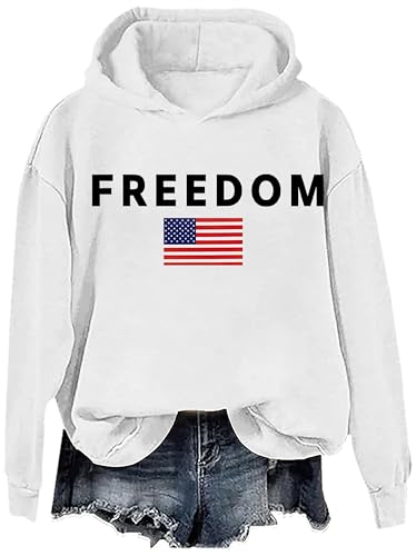 Freedom Sweatshirt USA Flag Freedom Sweatshirt American Patriotic Hoodie