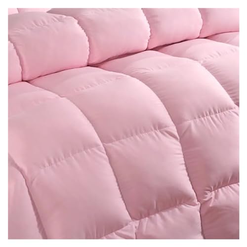 Edredón de plumas de ganso suave de invierno para cama king size 4