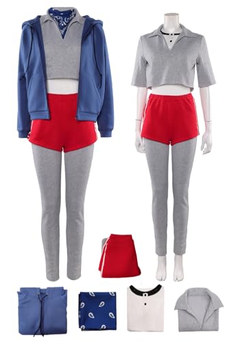 Yulefly Eleven Disfraz Strange Cosplay Eleven Costume Hoodie Set Mujer Carnaval Disfraz Halloween M