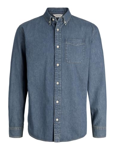 JACK & JONES Jjebrook Jjoxford AKM 990 Noos T-Shirt, Bleu Denim, XXL JACK & JONES Jjebrook Jjoxford AKM 990 Noos T-Shirt, Bleu Denim, XXL