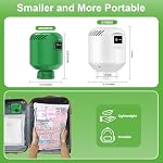 Travel Vacuum Pump for Storage Bags, Air Pump,Vacuum Bag Pump,Green - Image 2