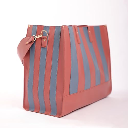 Image of JENN Weekender Tote Bag - Stylish and Durable Travel Tote for Women | Large Capacity Handbag for Short Trips, Getaways, Gym, or Daily Commute