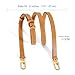 RYYXZXL Vachetta Leather Replacement Adjustable Shoulder Strap for L V Handbag Replacement Bag Strap (width: 0.6in-Apricot Yellow)