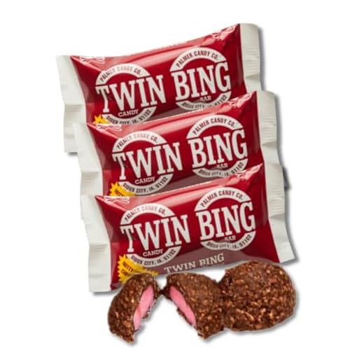 Classic Candy & Candy Bars - Pack of 3 - Full Size (Cherry Twin Bing)