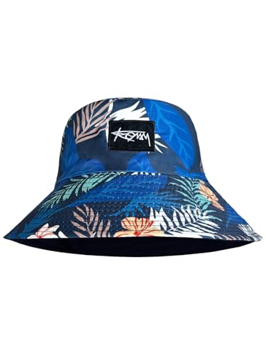 Image of Packable Reversible Printed Bucket Hat Unisex for Men Women Beach Fisherman Cap