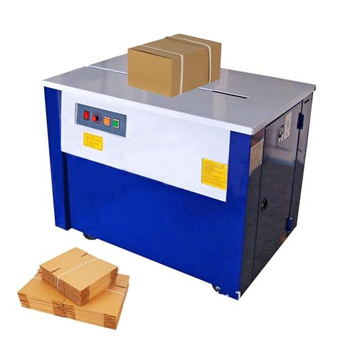 INTSUPERMAI Semi-Automatic Strapping Machine KZ-900 Top Strapping Machine Table Banding Machine Electric Strapping Machine for Banding 110V
