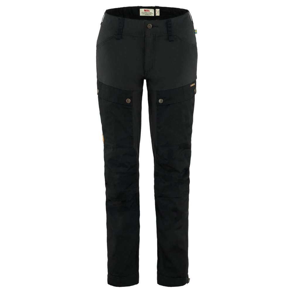 Fjällräven Keb Trousers Curved Black 46 (US Womens 16) R