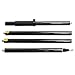 Survey Pole 2 Meter 4 Section Prism Pole, Sturdy Carbon Fiber Surveying Prism Pole Detachable Pole with Storage Bag, RTK Surveying Constant Rod for Survey Instrument