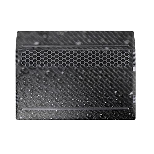 Image of MightySkins Carbon Fiber Skin Compatible with Alienware M17 R5 (2022) Full Wrap Kit - Dewdrop | Protective, Durable Textured Carbon Fiber Finish | Easy to Apply & Change Styles | Made in The USA