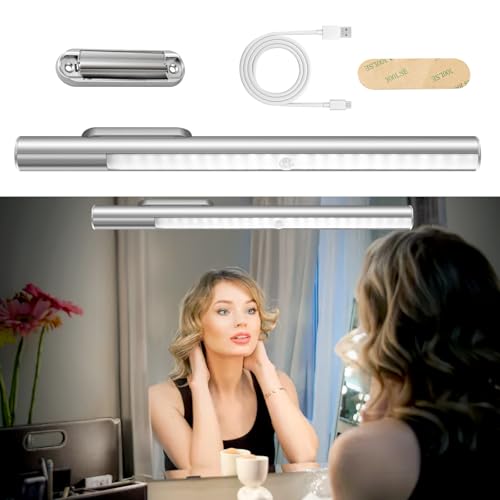 Riokko LED Schminklicht mit Bewegungsmelder, Tragbare Schminkleuchte Schminktisch lampe Schminklampe Spiegellampe Schminktisch Beleuchtung Spiegelleuchte Spiegellicht Lampe Tageslicht Riokko LED Schminklicht mit Bewegungsmelder, Tragbare Schminkleuchte Schminktisch lampe Schminklampe Spiegellampe Schminktisch Beleuchtung Spiegelleuchte Spiegellicht Lampe Tageslicht