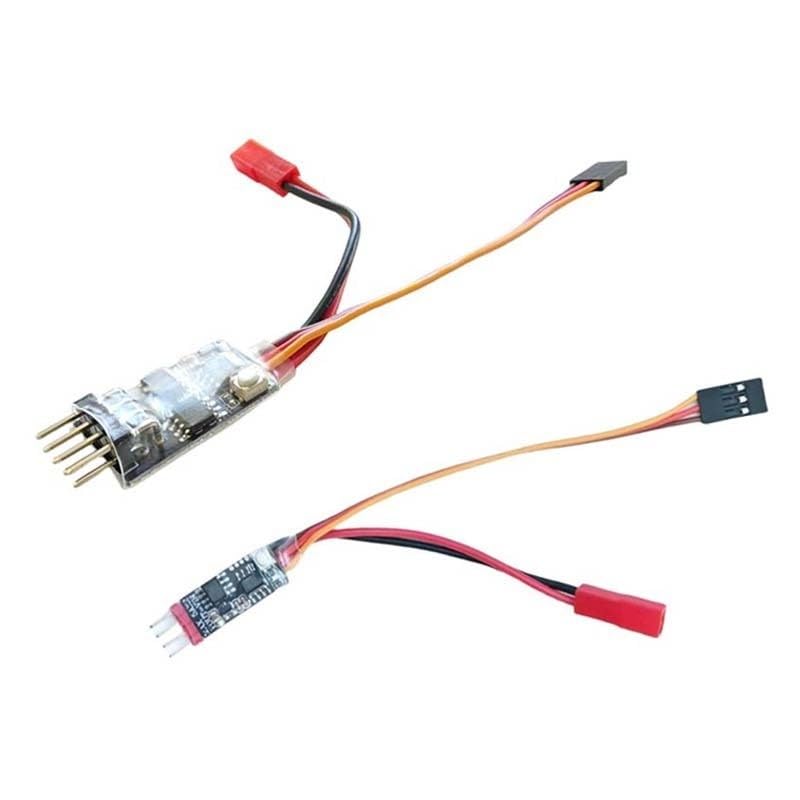 Module de commande d'éclairage de voiture, télécommande DC 5-12V 2CH 4CH, troisième canal avec interrupteur de respiration stroboscopique for pièces de chenille RC(4CH external powered)