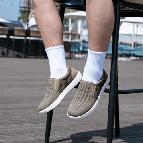 TIOSEBON Men's Mesh Slip on Walking Shoes-Comfortable Drving Loafer Fashion Sneaker3