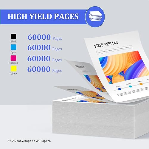 B2360d Compatible Drum Frame with Chip High Yield Up to 60,000 Pages Replacement for Dell B2360d B2360dn B3460dn B3465dn 1 Pack