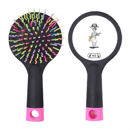 Brosse à cheveux pneumatique anti-nœuds motif pirate égyptien pour l'Halloween