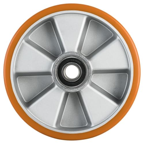 Hubwagen Rad Polyurethan 180 x 50/55 mm, Achse 20 mm - Ersatzrad inkl. Kugellager