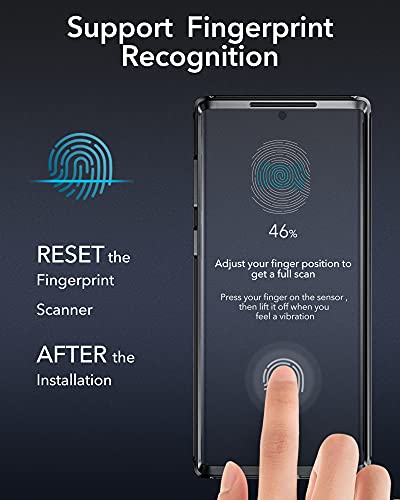 Youmaker Case For Galaxy Note 10, Built-In Screen Protector Work With Fingerprint Id Kickstand Full Body Heavy Duty Protection Shockproof Cover For Samsung Galaxy Note 10 6.3 Inch - Black #TOP6