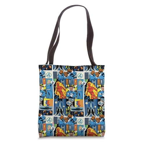 Marvel Studios The Fantastic Four Retro Collage Tote Bag miniatura 1