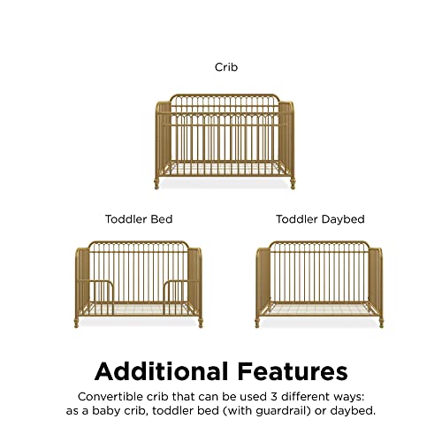 Little Seeds DA8004379LS Raven 3-In-1 Convertible Metal Crib thumb #14