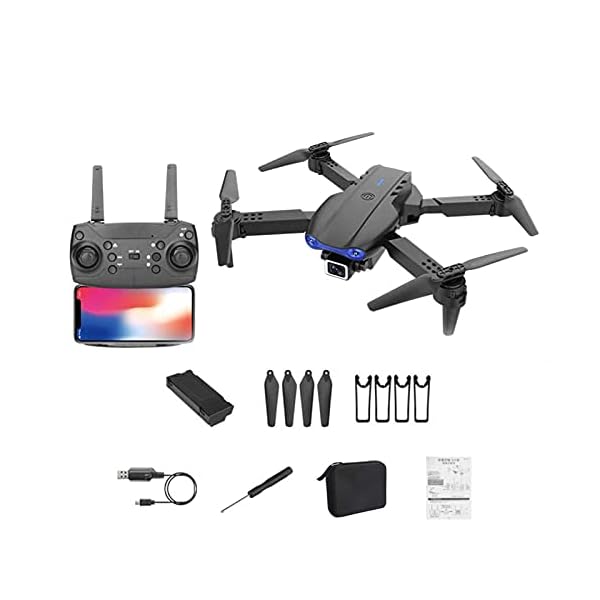 Ya-tubit 4k Duale Kamera-Drohne Für Erwachsene Und Kinder, Faltbare Mini-Drohne Quadcopter-Spielzeug Mit Remote-Contol…