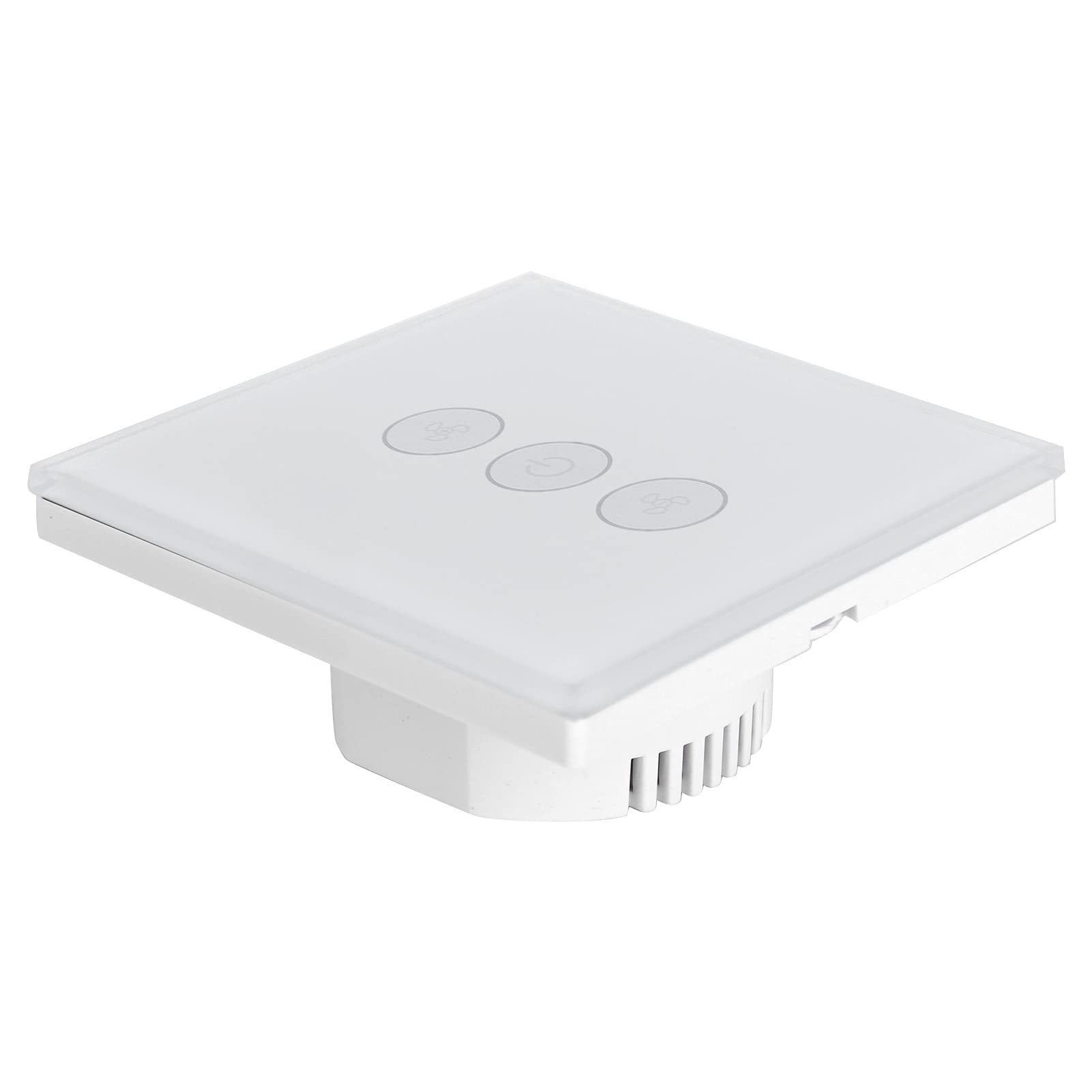 Interruttore Intelligente della Ventola Interruttore della Luce WiFi Interruttore della Luce del Controllo Vocale Telecomando Interruttore Intelligente(bianca)