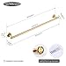 GERZWY Gold Towel Bar 30-Inch Stainless Steel Bathroom Towel Rail Wall Mounted Hand Towel Holder AG1101C75-BE
