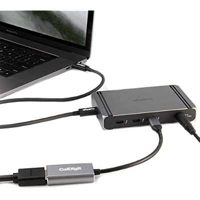 CalDigit USB-C to HDMI 2.0b Adapter - 4K 60Hz, High Refresh, HDR, Compatible with Thunderbolt 3, 4, 5 / USB 3.1, USB4 for 2016+ MacBook Pro & Air, iPhone 16/15 (USB-C to HDMI 2.0b)