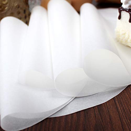 Ergonflow 100 Sheets Parchment Paper Rounds 6" And 8" Diameter-Non-Stick Cake Pan Liner Circles,Cookie Baking Sheets,Precut For Cake Baking, White #TOP2