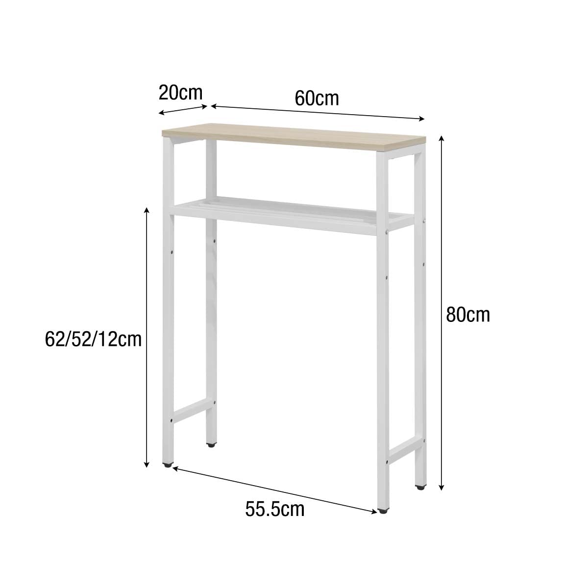 Amazon｜ottostyle.jp コンソールテーブル スリム 玄関 細長い ラック