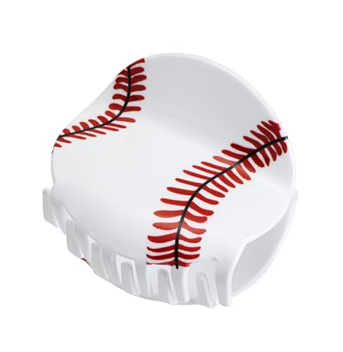 Sports Baseball Hair Claw Clips for Women,Game Day Baseball Hair Jaw Barrette, Acrylic 3.1inch Big...