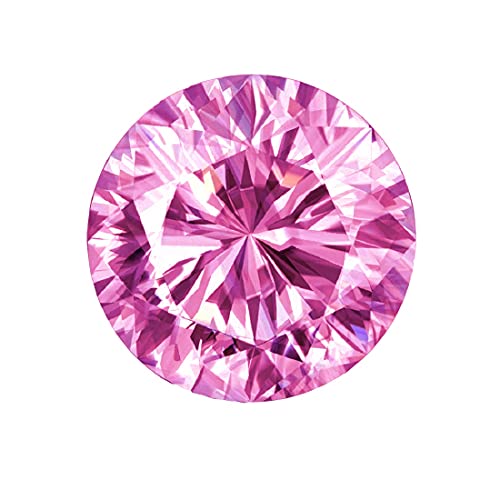 Pierre de zircon rose de 7.25 carats de taille facettée jarkan
