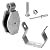 Extension Ladder Pulley Kit for Werner 31-12 - Replacement Pulley Assembly for Werner All Aluminum Extension Ladder?with Instruction Manual?