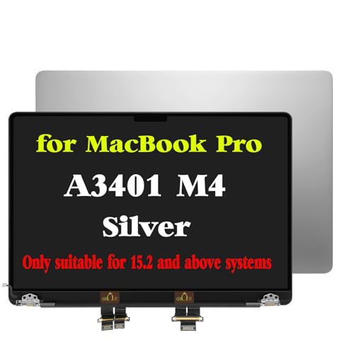Image of Replacement for MacBook Pro A3401 2024 M4 EMC 8894 Full LED LCD Screen Display Assembly Silver