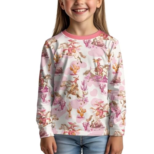 Image of Uourmeti Teens Girls Long Sleeve T Shirts Fall Outfits Boys Active Sportswear Running Tops
