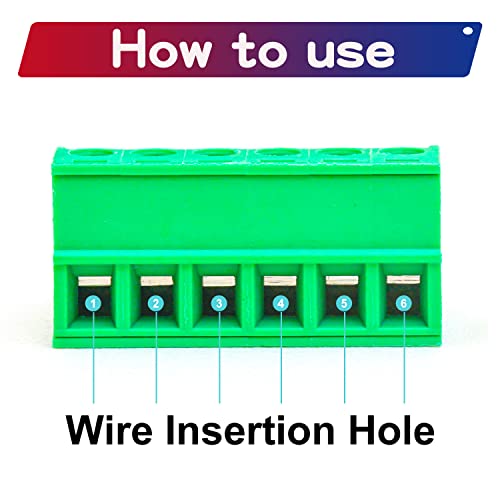 Conector Phoenix Terminal Block 3.5mm 4 Pin x5 miniatura 6
