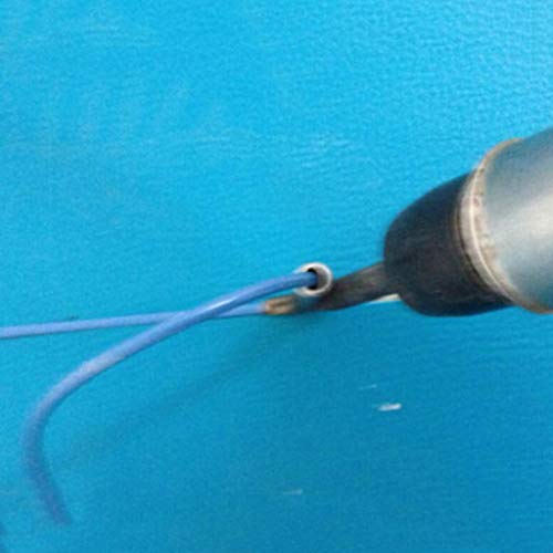 Fil machine rond de soudure en plastique PVC gris 100m - 4