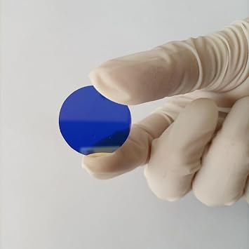 Multiple Size 470nm Narrow Bandpass Filter NBP470 Blue Light Pass Optical Glass25x1.0mm