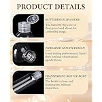 8 Pack 3.4 oz (100 ml) Plastic Travel Bottles for Toiletries, TSA Approved Leak Proof Small Clear Bottles with Labels - Image 3