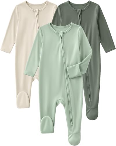Yoofoss Viscose Bamboo Baby Pajamas Newborn Sleepers For Boy Girl...