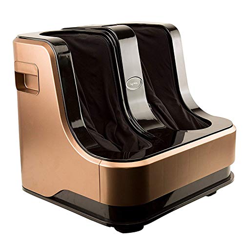 Image of Lifelong LLM99 Foot, Calf and Leg Massager, (With Heat and Vibration), Dark Brown & LLM36 Powerful Double Head Body Massager Hammer with 3 Massage Heads & Variable Speed Setttings (Brown)